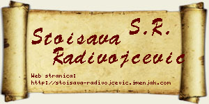 Stoisava Radivojčević vizit kartica